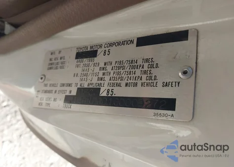 1986 Toyota Pickup Xtracab Rn70 Dlx из США, поврежденный, VIN JT4RN70D1G0009272